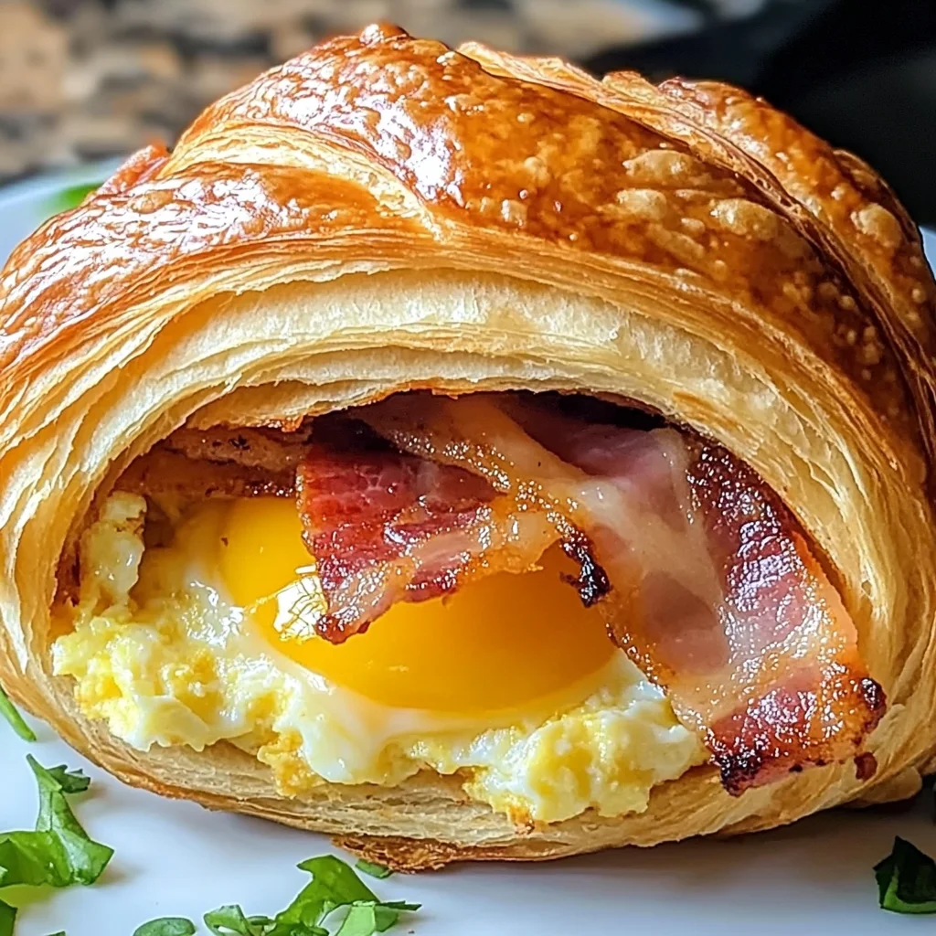 Breakfast Croissant Sandwich