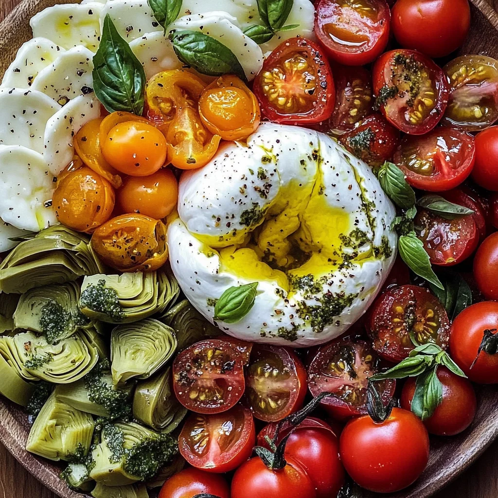 Mediterranean Burrata Board