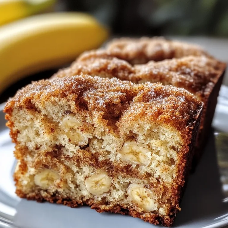 Snickerdoodle Banana Bread Recipe