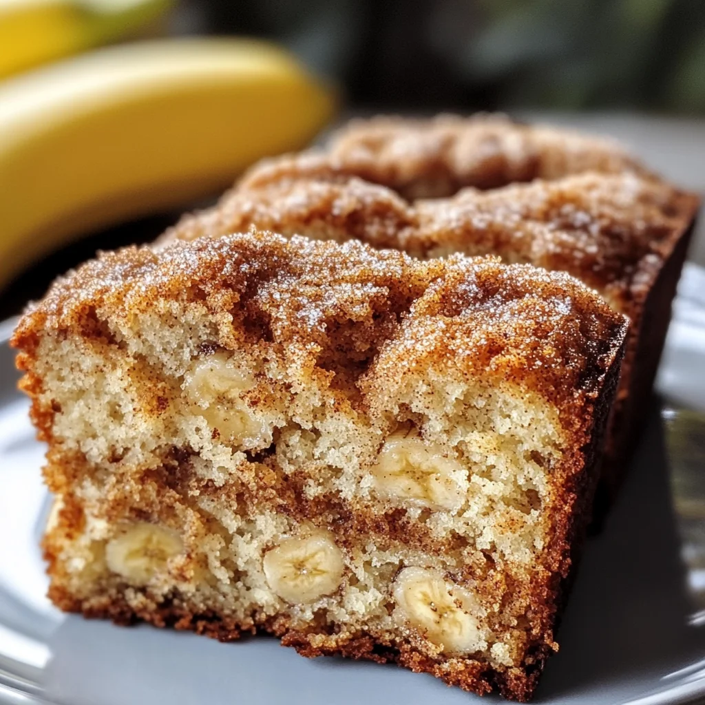 Snickerdoodle Banana Bread Recipe