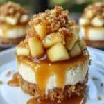 Apple Crisp Mini Cheesecakes