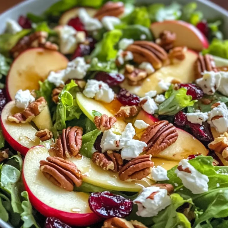 Autumn Harvest Honeycrisp Apple and Feta Salad
