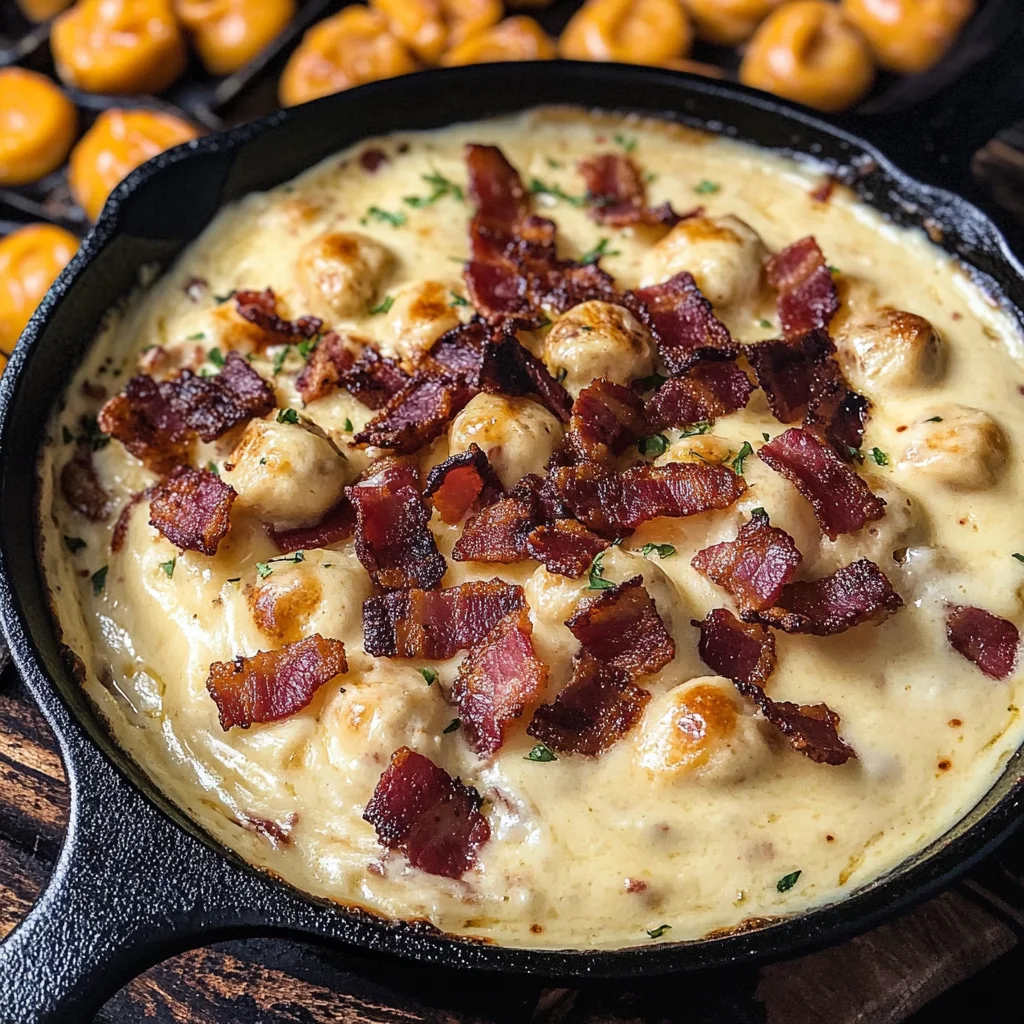 Beer Cheese Dip with Turkey Bacon
