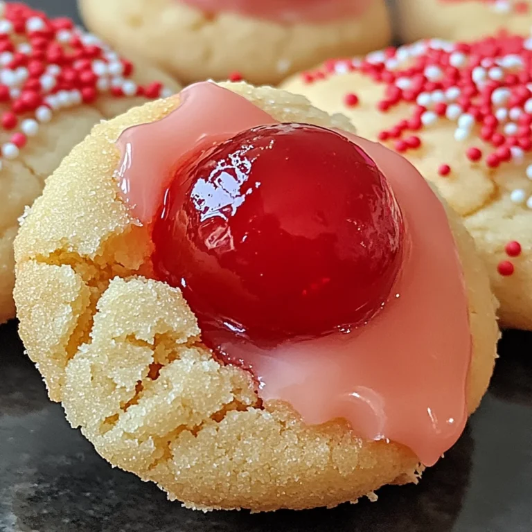 Cherry Bonbon Cookies