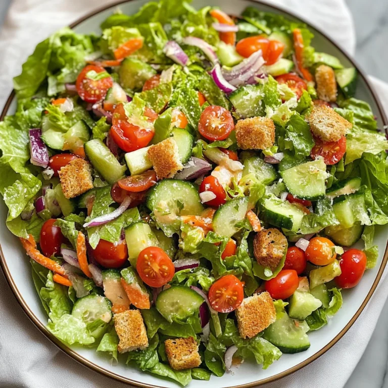 Classic House Salad - Quick and Easy