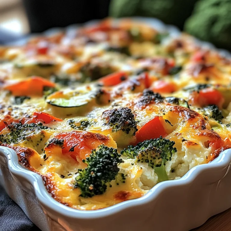 Cottage Cheese and Veggies Bake