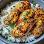 Creamy Peri-Peri Chicken Over Garlic Rice