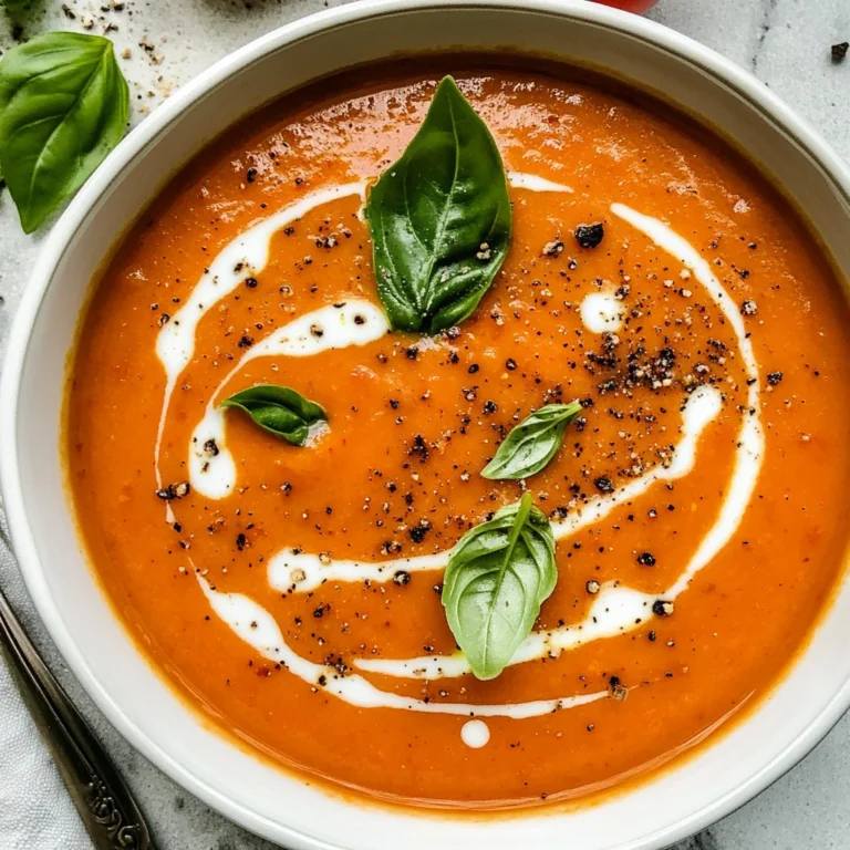 Creamy Tomato Basil Soup