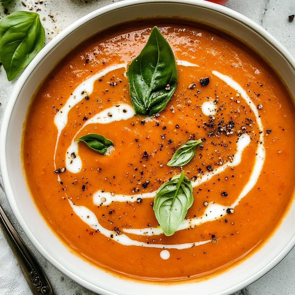 Creamy Tomato Basil Soup
