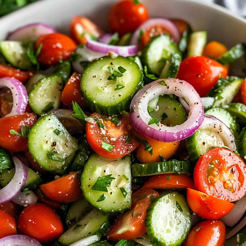 Cucumber Tomato Salad