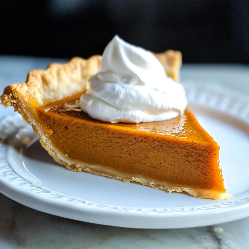 Easy Pumpkin Pie
