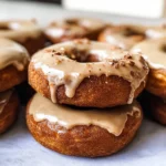Gluten and Dairy Free Pumpkin Donuts with Maple Glaze