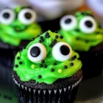 Halloween Slime Cupcakes
