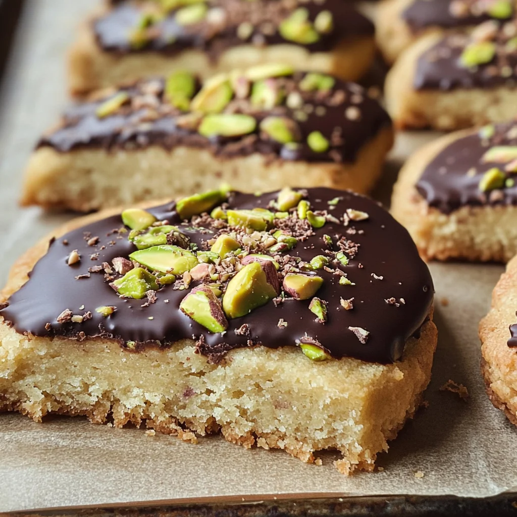 Pistachio Shortbread Cookies