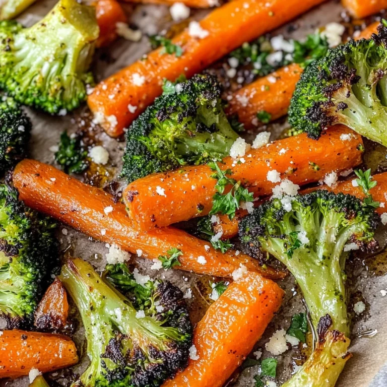 Roasted Broccoli and Carrots