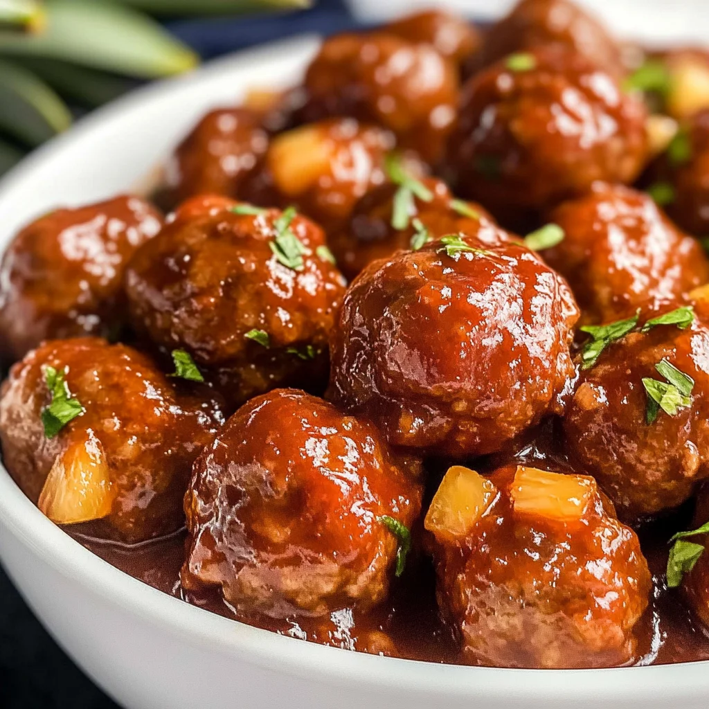 Sweet chili Meatballs Crockpot Recipe