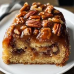 Upside-Down Caramel Pecan Cake