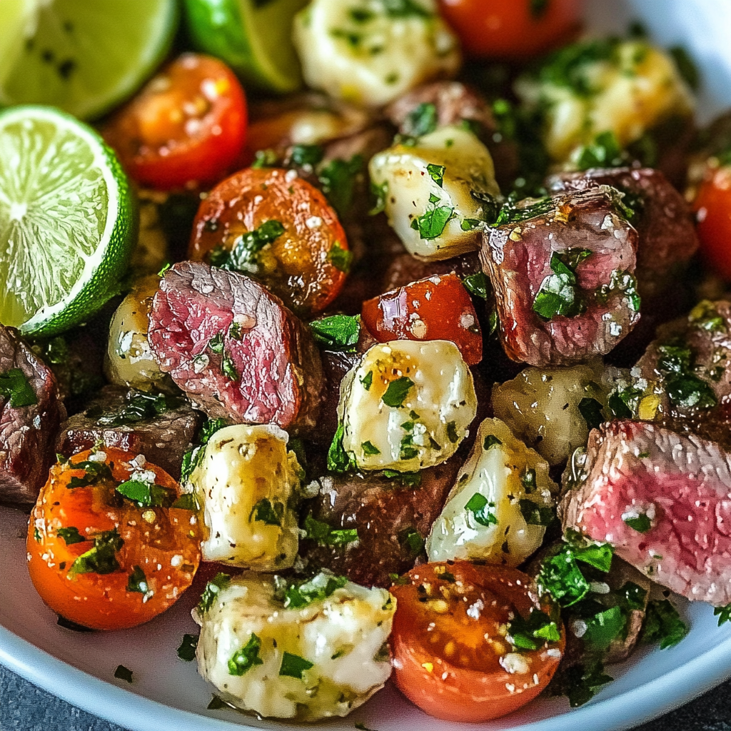 How to Make Juicy Steak Bites with Garlic Butter & Parmesan
