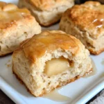 Apple Biscuits with Honey Butter Glaze