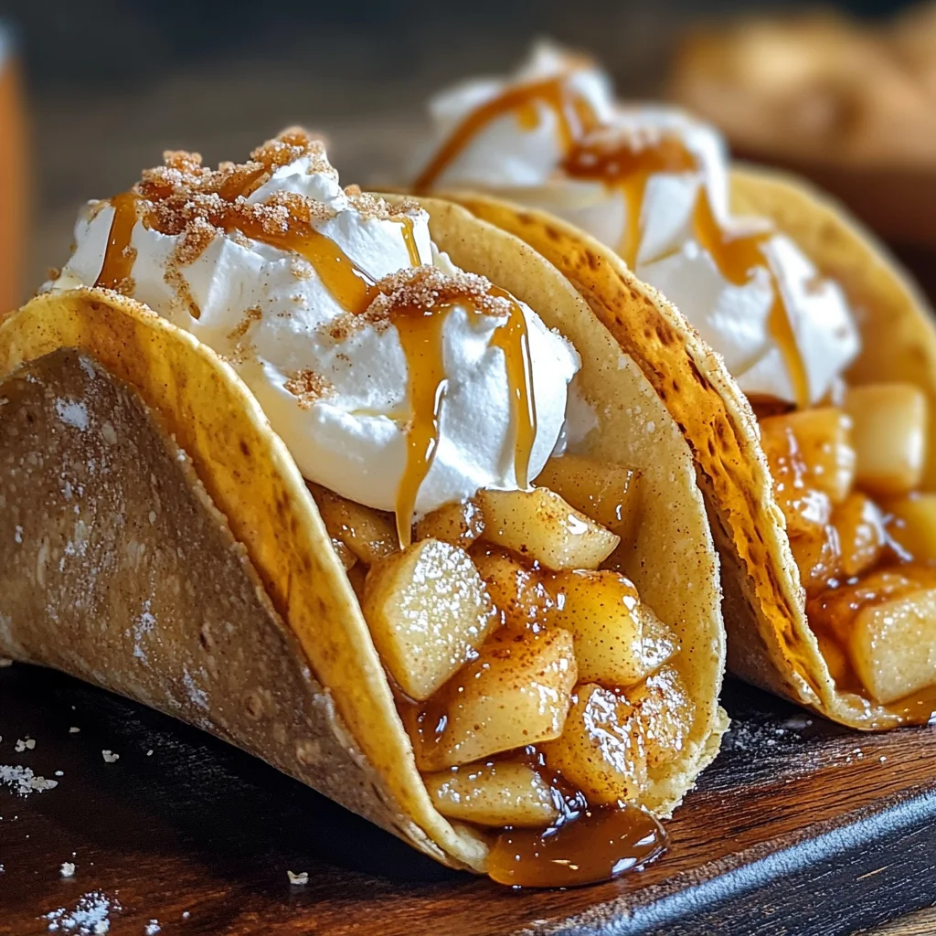 Apple Pie Tacos