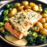 Baked Salmon with Amazing Lemon Sauce