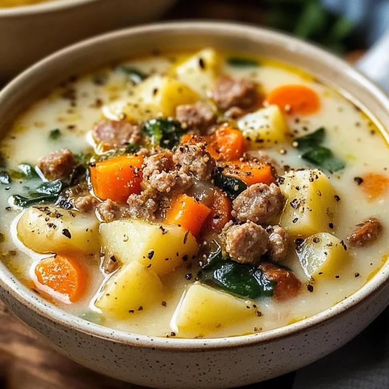 Cozy Italian Sausage and Potato Soup