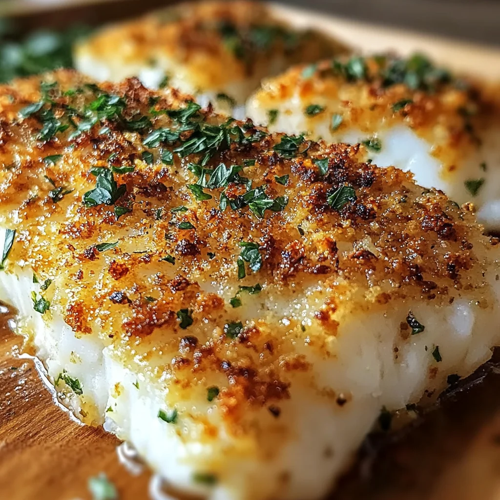 Crispy Air Fryer Parmesan Crusted Cod