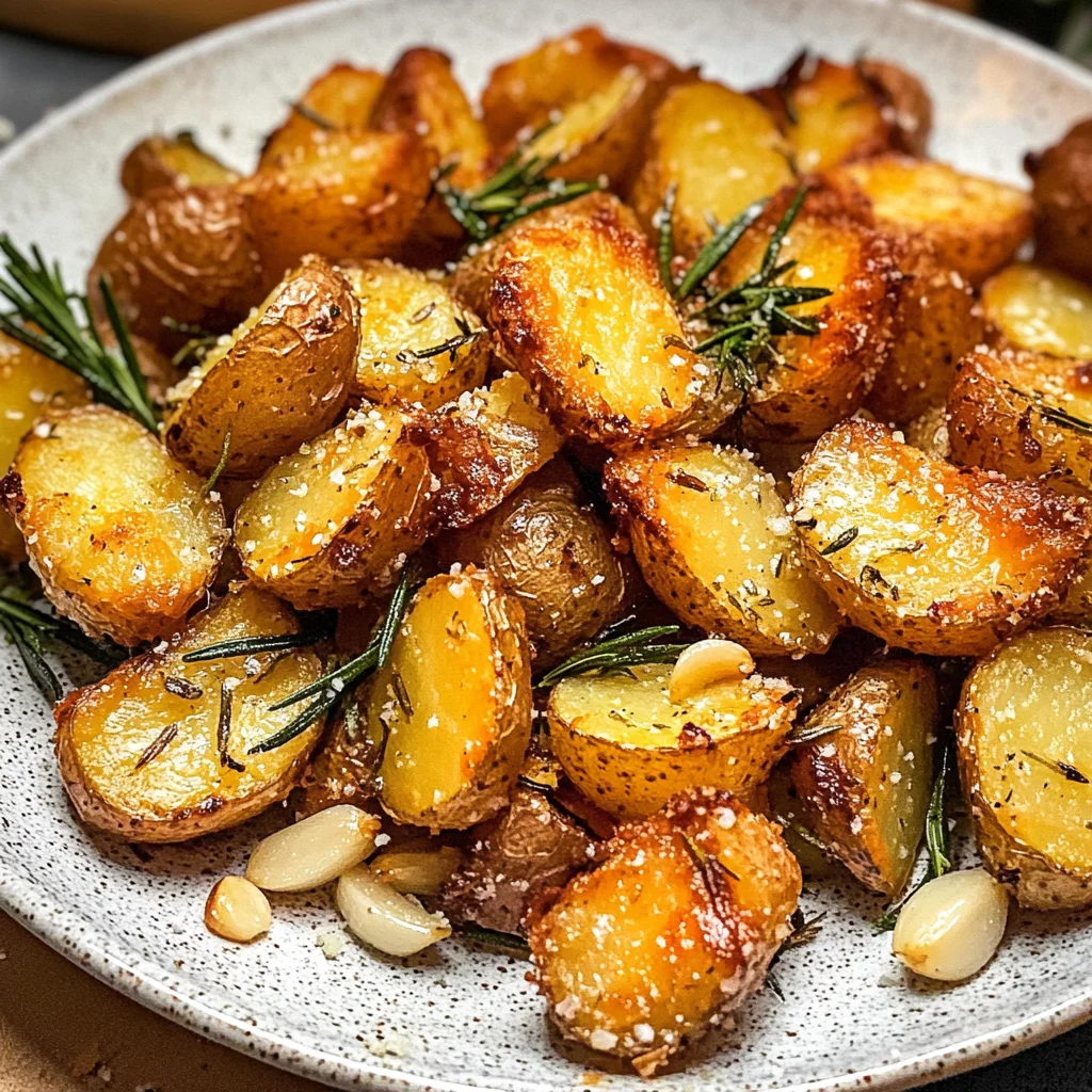 Crispy Roast Potatoes with Rosemary and Garlic - Whole30