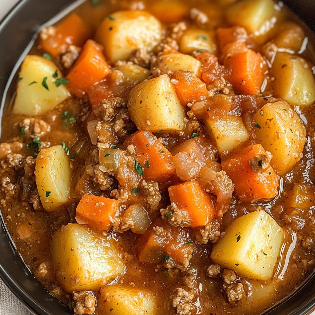 Crock Pot Poor Man's Stew