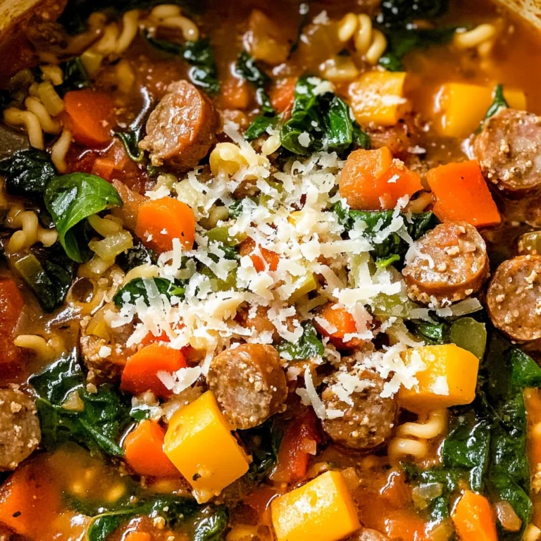 Easy Italian Sausage Soup Recipe