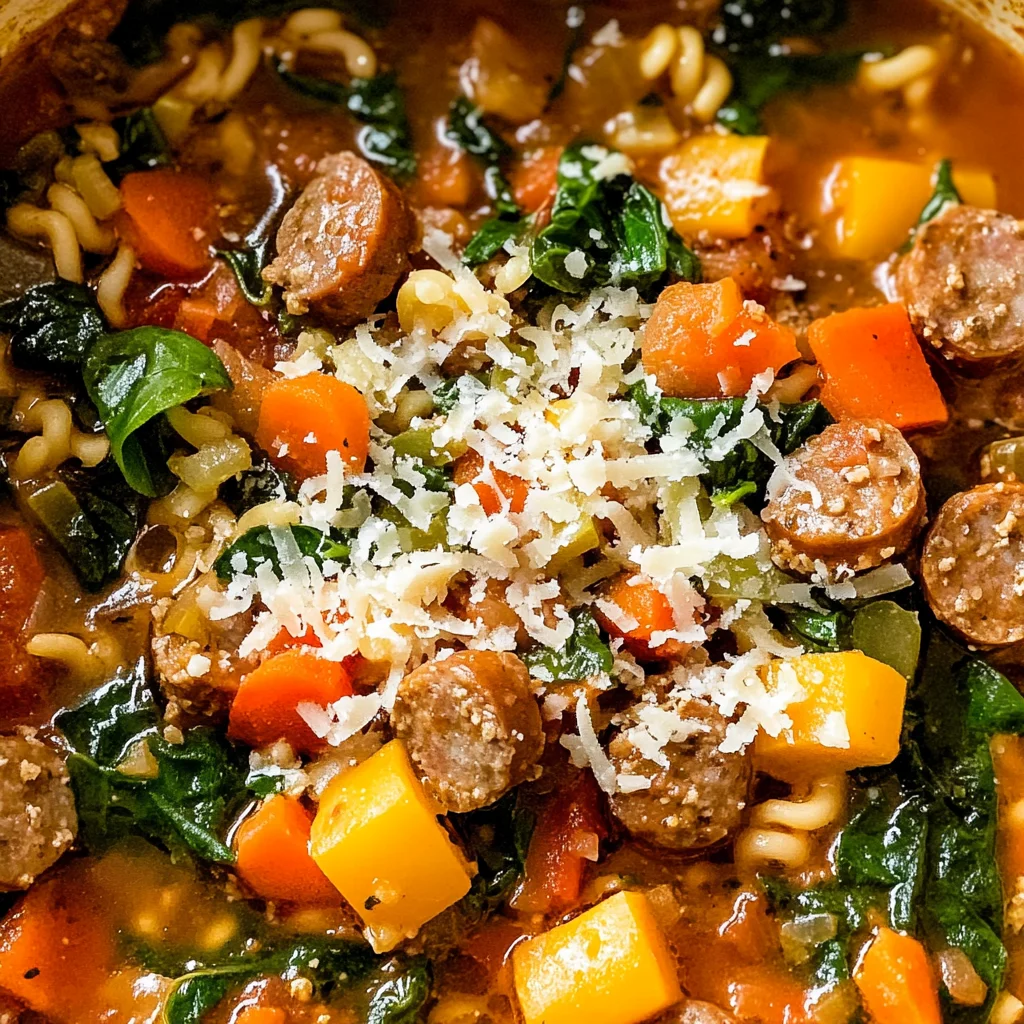 Easy Italian Sausage Soup Recipe