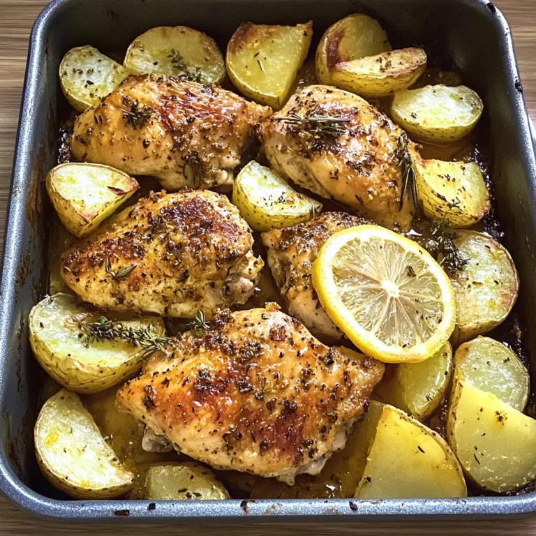 Greek Lemon Chicken With Potatoes