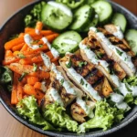 Grilled Chicken & Crunchy Veggie Power Bowl
