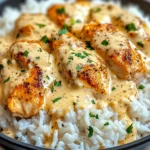 How to Make Creamy Smothered Chicken and Rice – Easy Dinner Idea