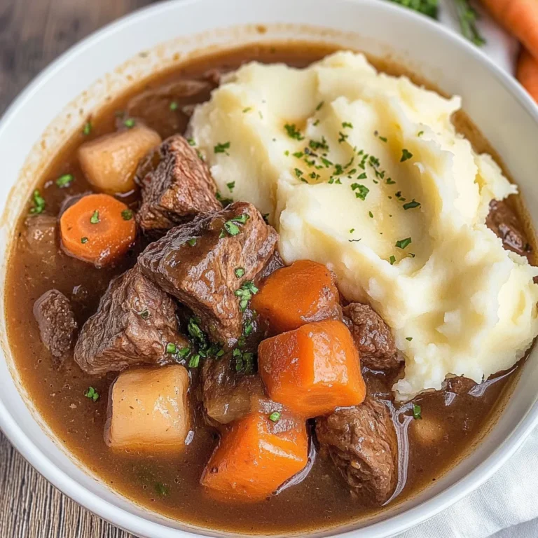 Irish Stew With Mashed Potatoes