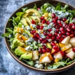 Juicy Christmas Salad with Honey Mustard Dressing