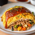 Omurice (Japanese Rice Omelet)