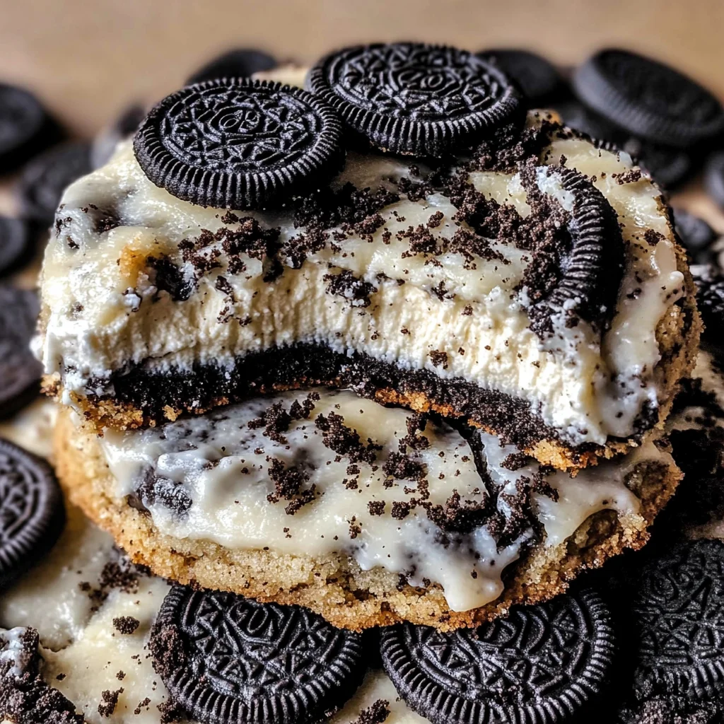 Oreo Cheesecake Cookies