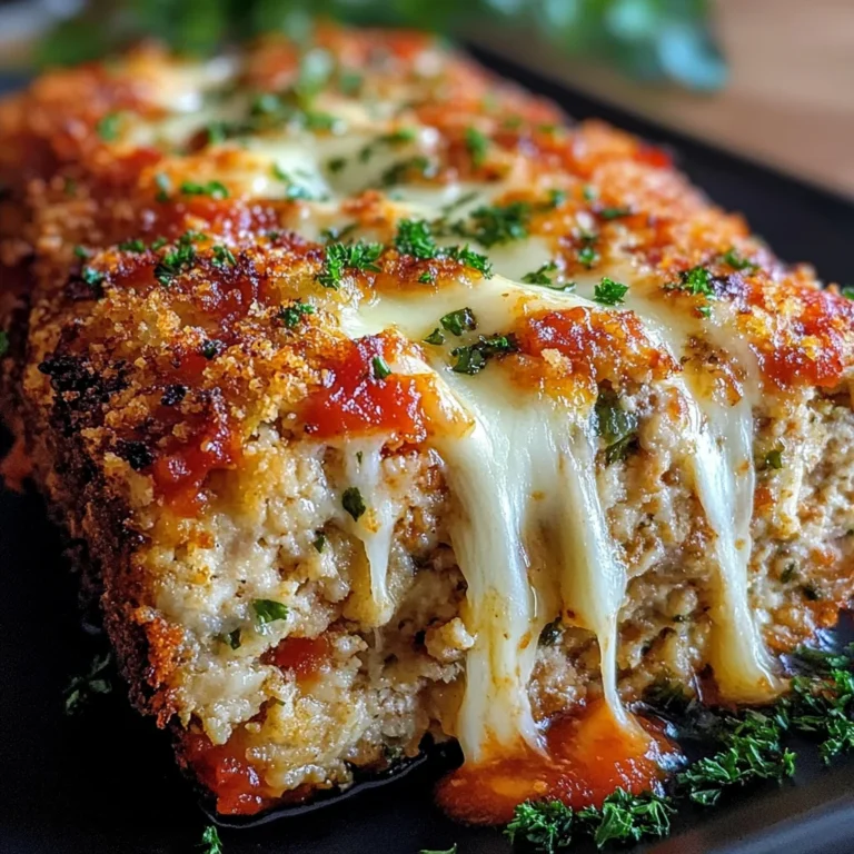 Parmesan Chicken Meatloaf