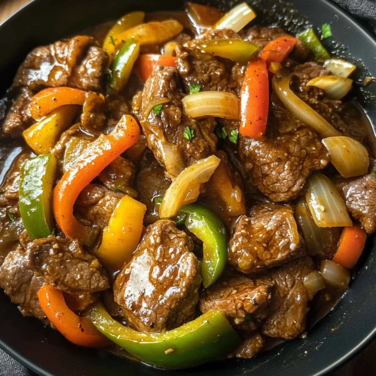 Slow Cooker Pepper Steak Recipe
