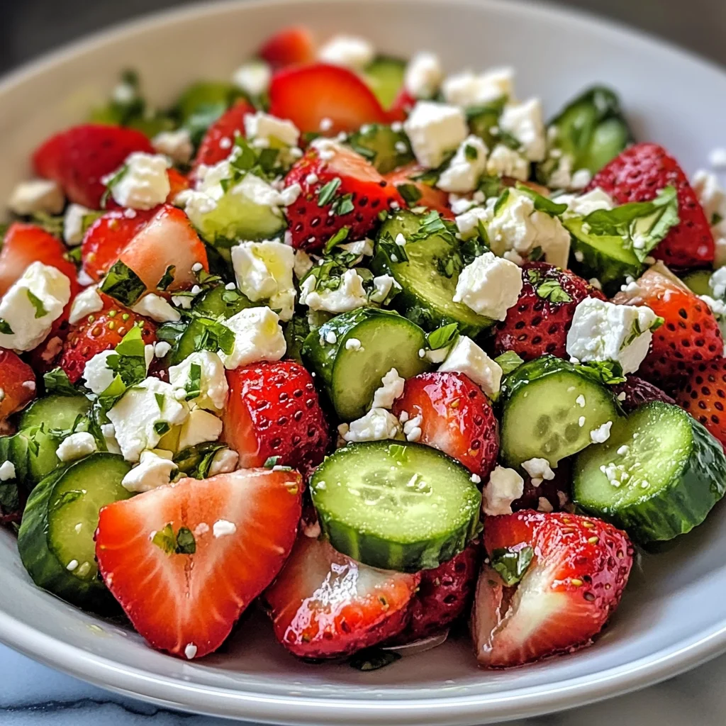 Strawberry Cucumber Salad Recipe