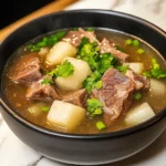 Taiwanese beef Rib and Daikon Soup