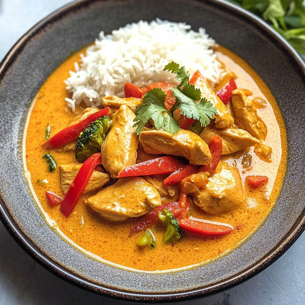 Thai Chicken Curry with Coconut Milk