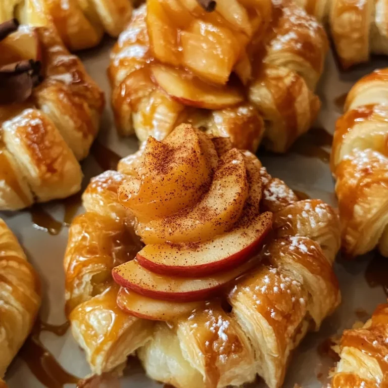 Vegan Caramel Apple Pastries