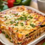 Veggie Mexican Lasagna