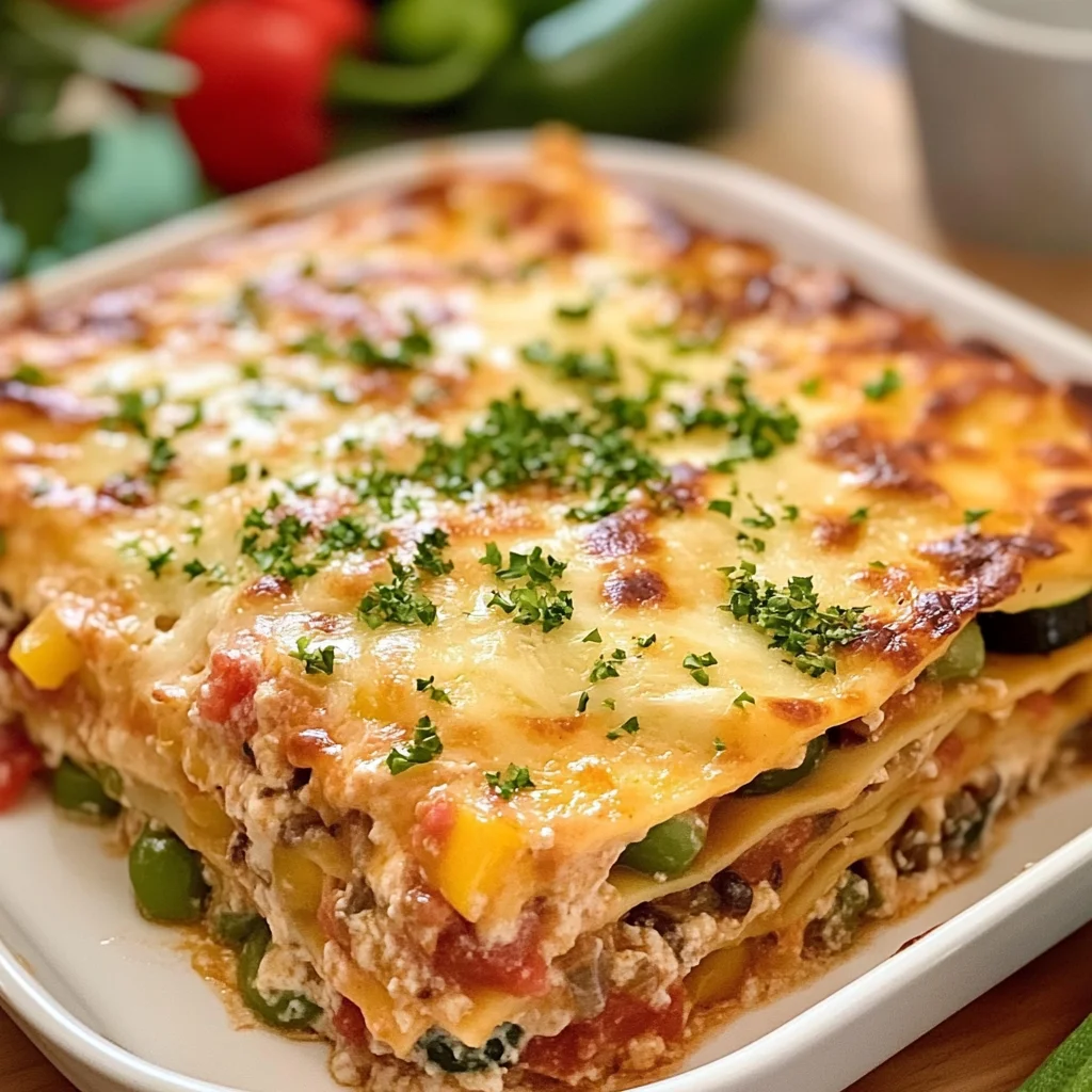 Veggie Mexican Lasagna