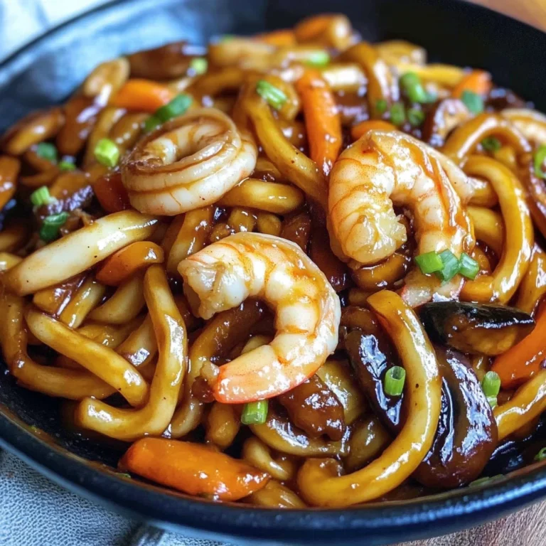 Yaki Udon with Shrimp