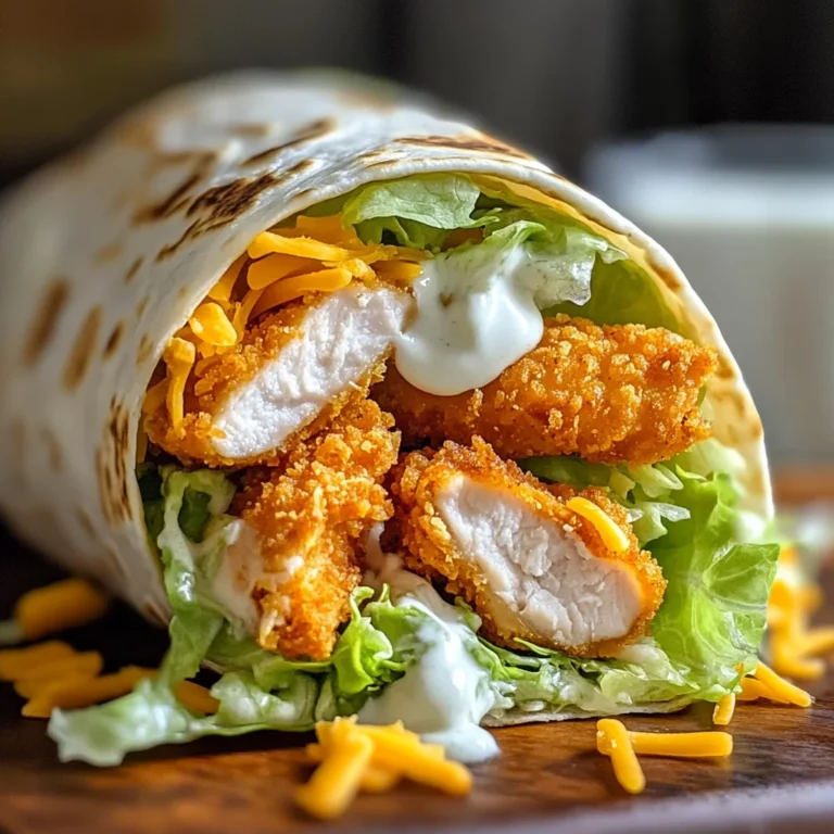 crispy chicken ranch snack wrap