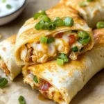 Baked Chicken Chimichanga
