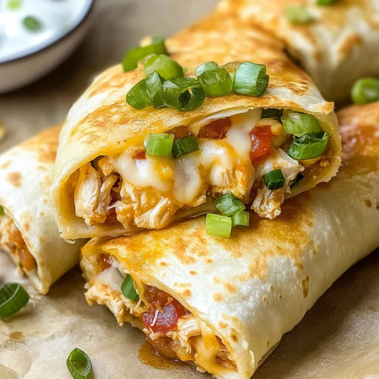 Baked Chicken Chimichanga